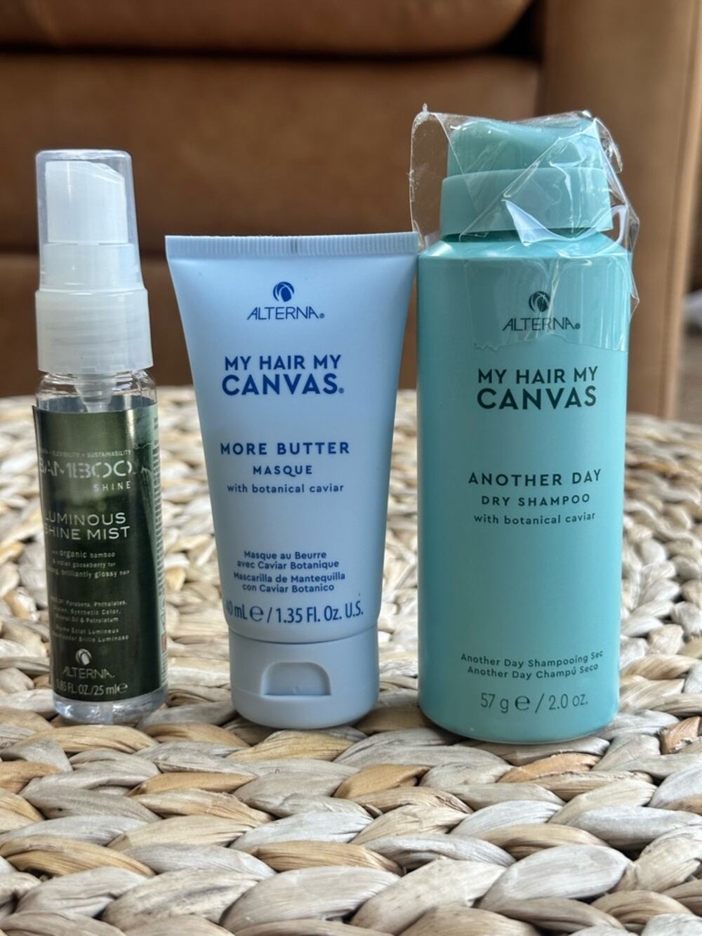 NEW! Alterna Hair Minis Bundle – Dry Shampoo, Mask & Shine Mist (Travel Size)
